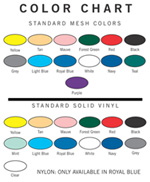 MJM Color Chart